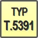 Piktogram - Typ: T.5391